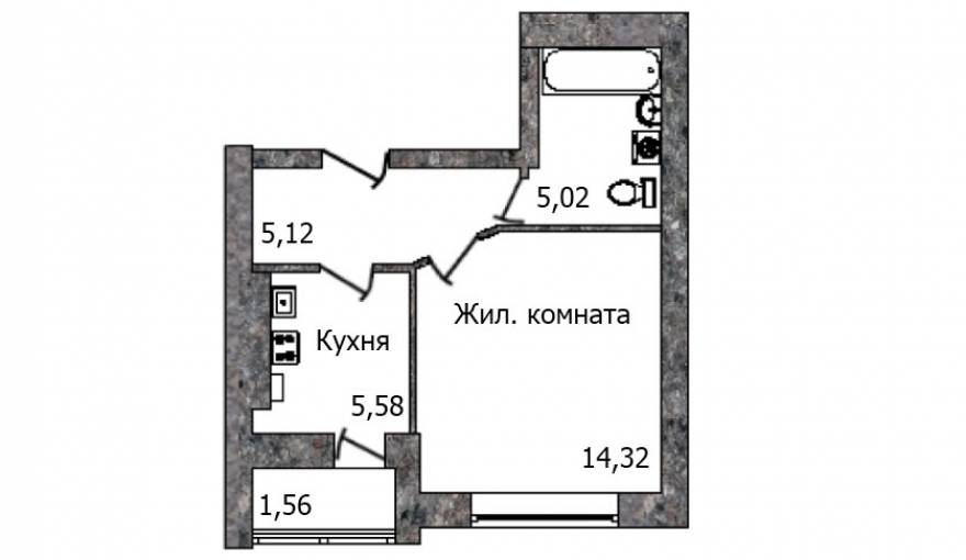 Планировка Жилой комплекс «Глория», дом №3