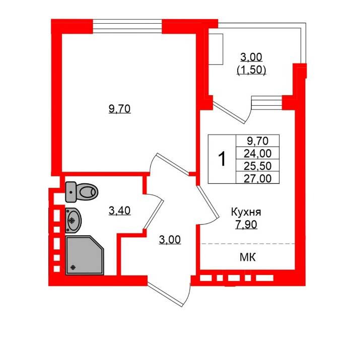 Plans ЖК «Кроны и Волны»