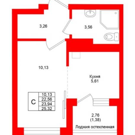 Plans ЖК «LakeCity», дом №4