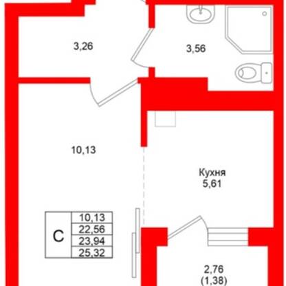 Plans ЖК «LakeCity», дом №4