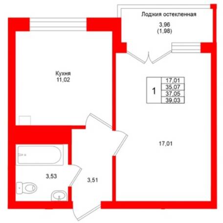 Plans ЖК «LakeCity», дом №4