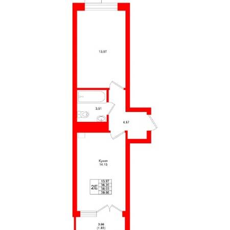 Plans ЖК «LakeCity», дом №4