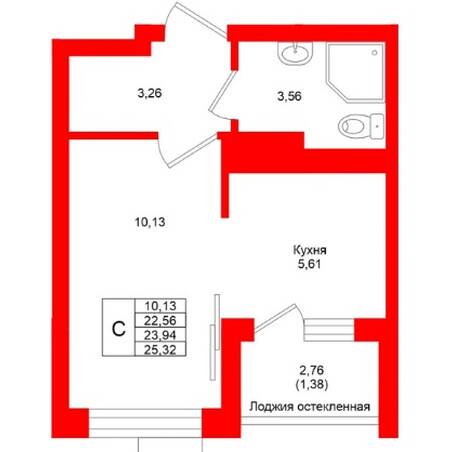 Plans ЖК «LakeCity», дом №4