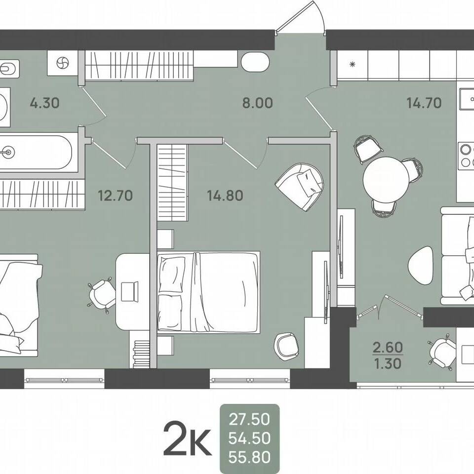 Plans ЖК «Холмы»