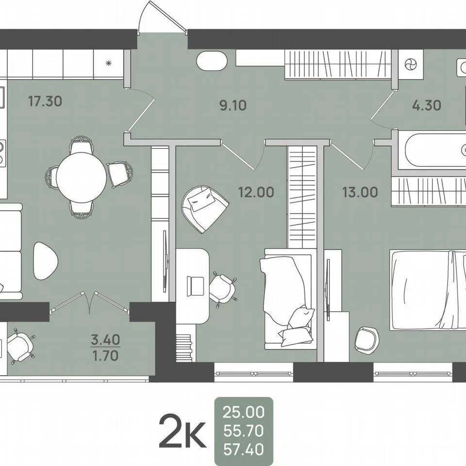 Plans ЖК «Холмы»