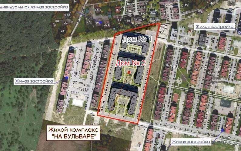 Site plan – ЖК «На Бульваре»