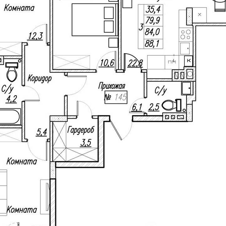 Plans ЖК «Симфония моря»