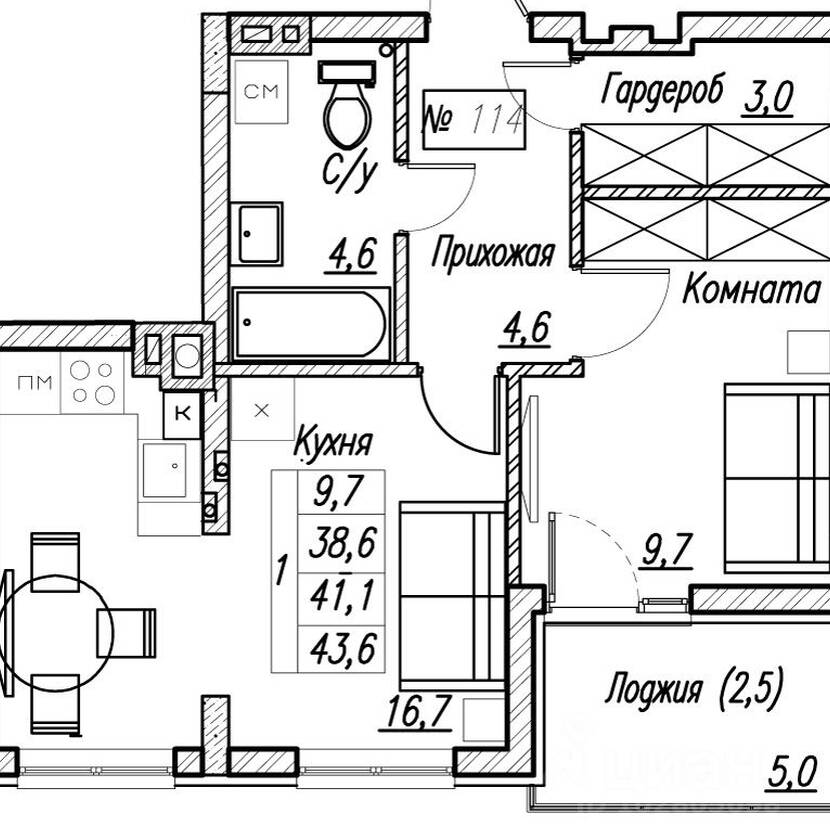 Plans ЖК «Симфония моря»