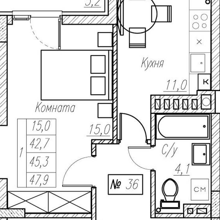 Plans ЖК «Симфония моря»