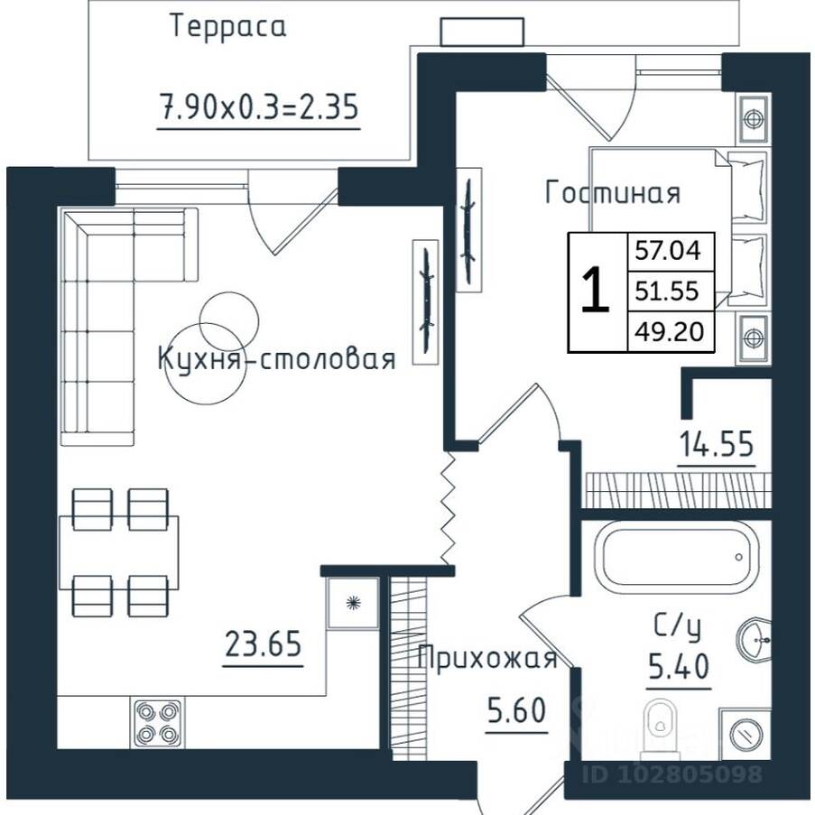 Plans ЖК «Янтарные Сезоны»