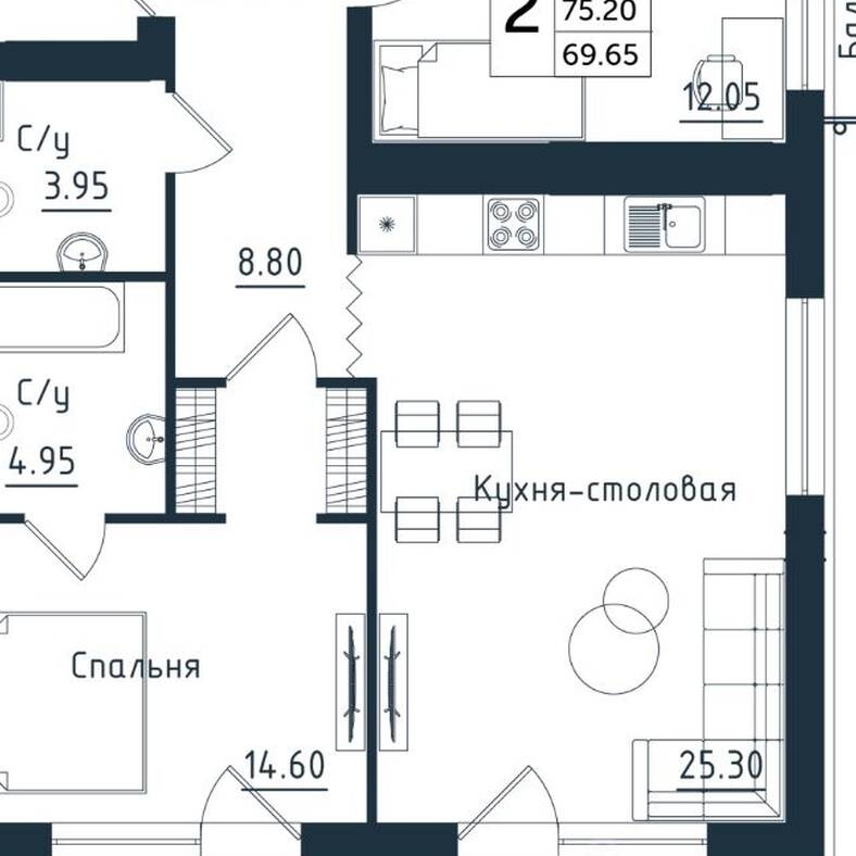 Plans ЖК «Янтарные Сезоны»