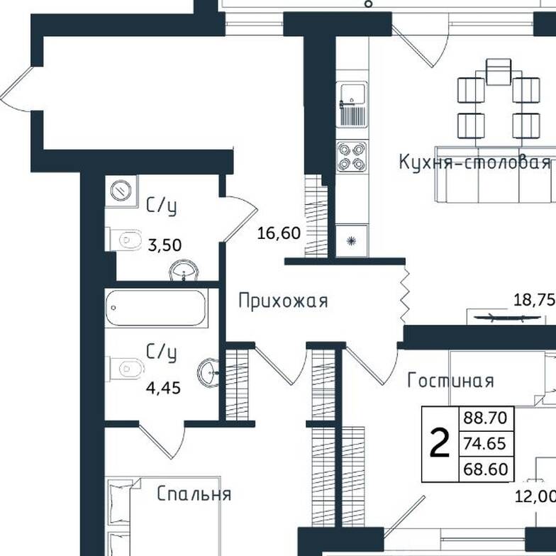 Plans ЖК «Янтарные Сезоны»