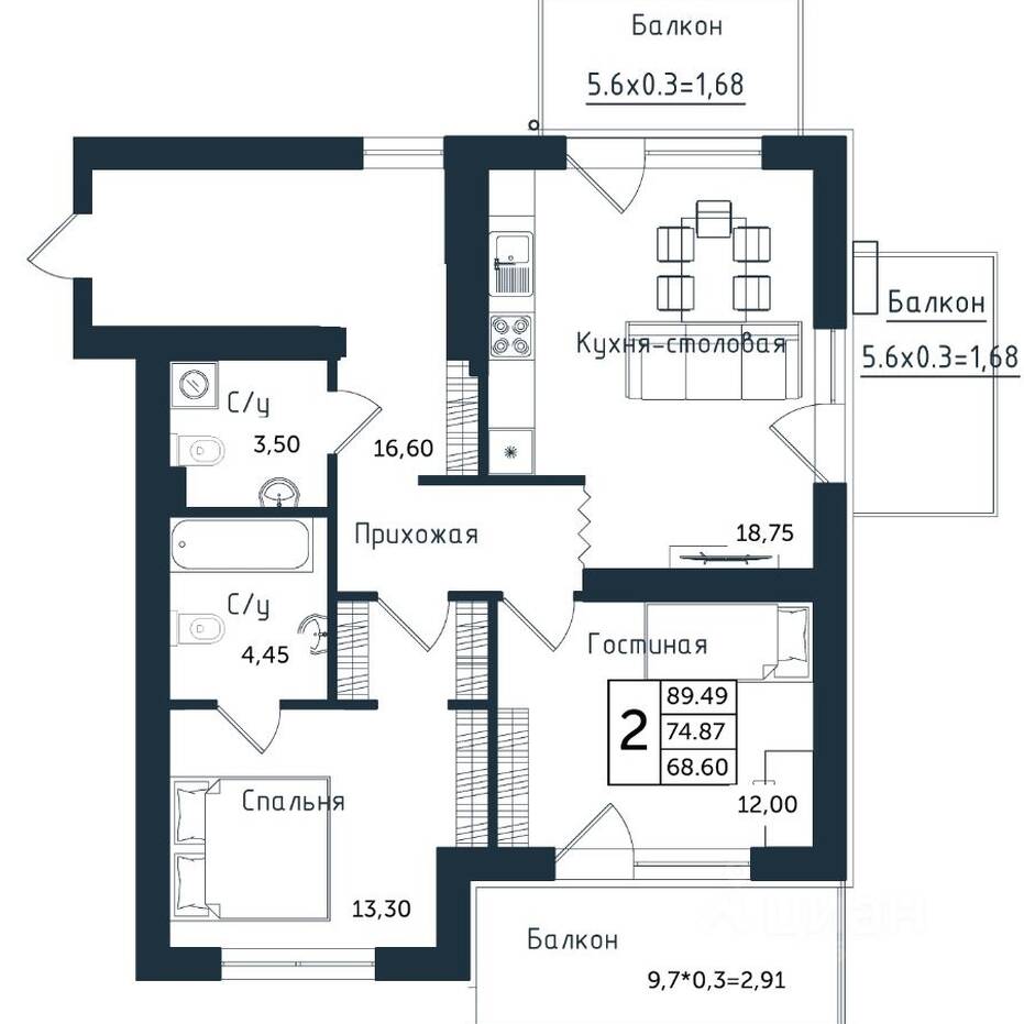 Plans ЖК «Янтарные Сезоны»