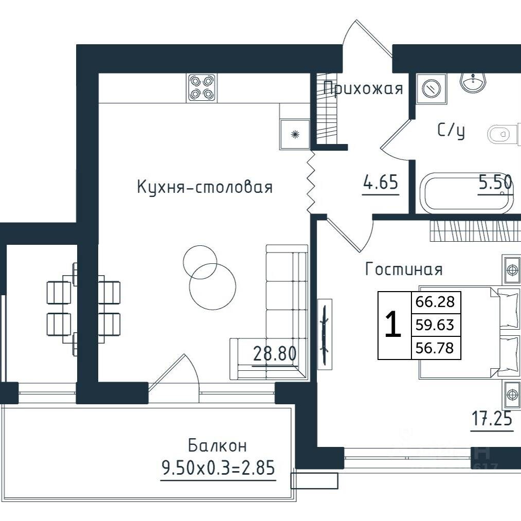 Plans ЖК «Янтарные Сезоны»