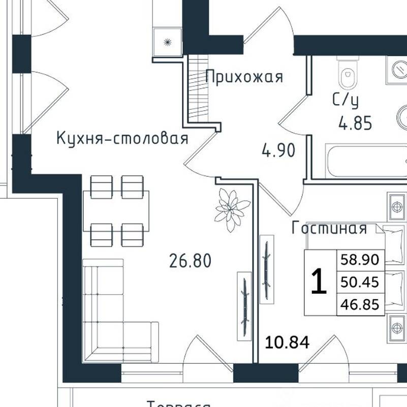 Plans ЖК «Янтарные Сезоны»