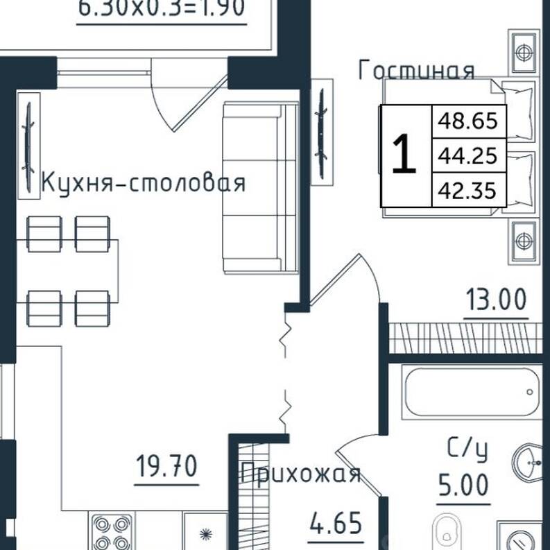 Plans ЖК «Янтарные Сезоны»