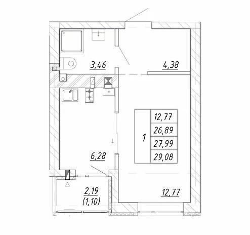 Plans ЖК «Яркий»