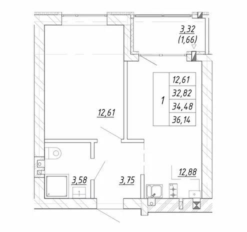 Plans ЖК «Яркий»