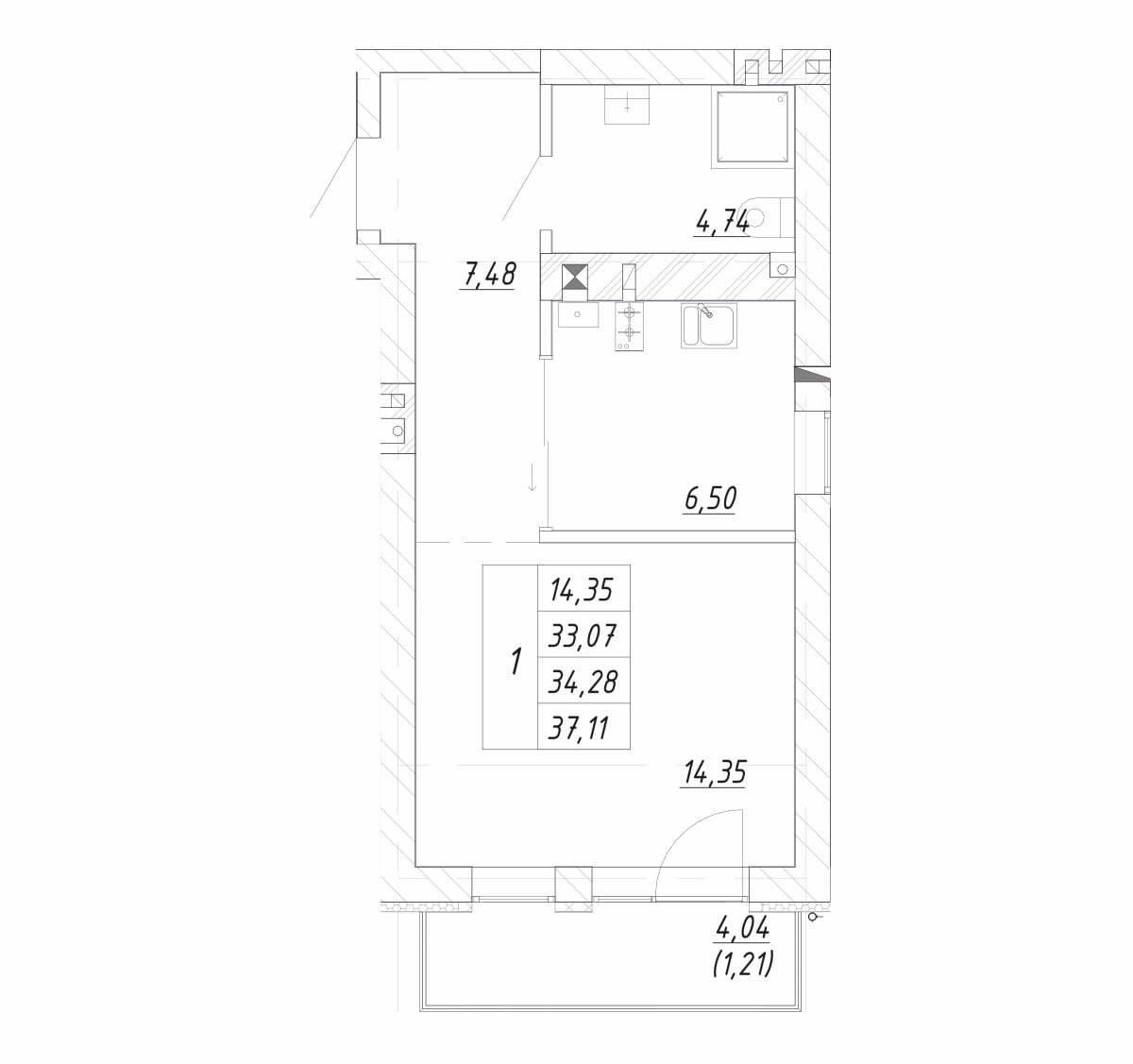 Plans ЖК «Яркий»