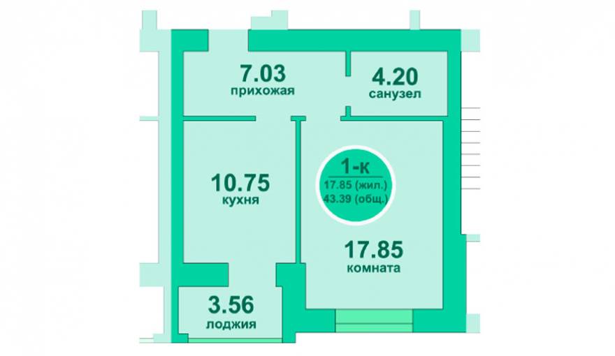 Планировка Жилой дом по ул. Потёмкина в Зеленоградске