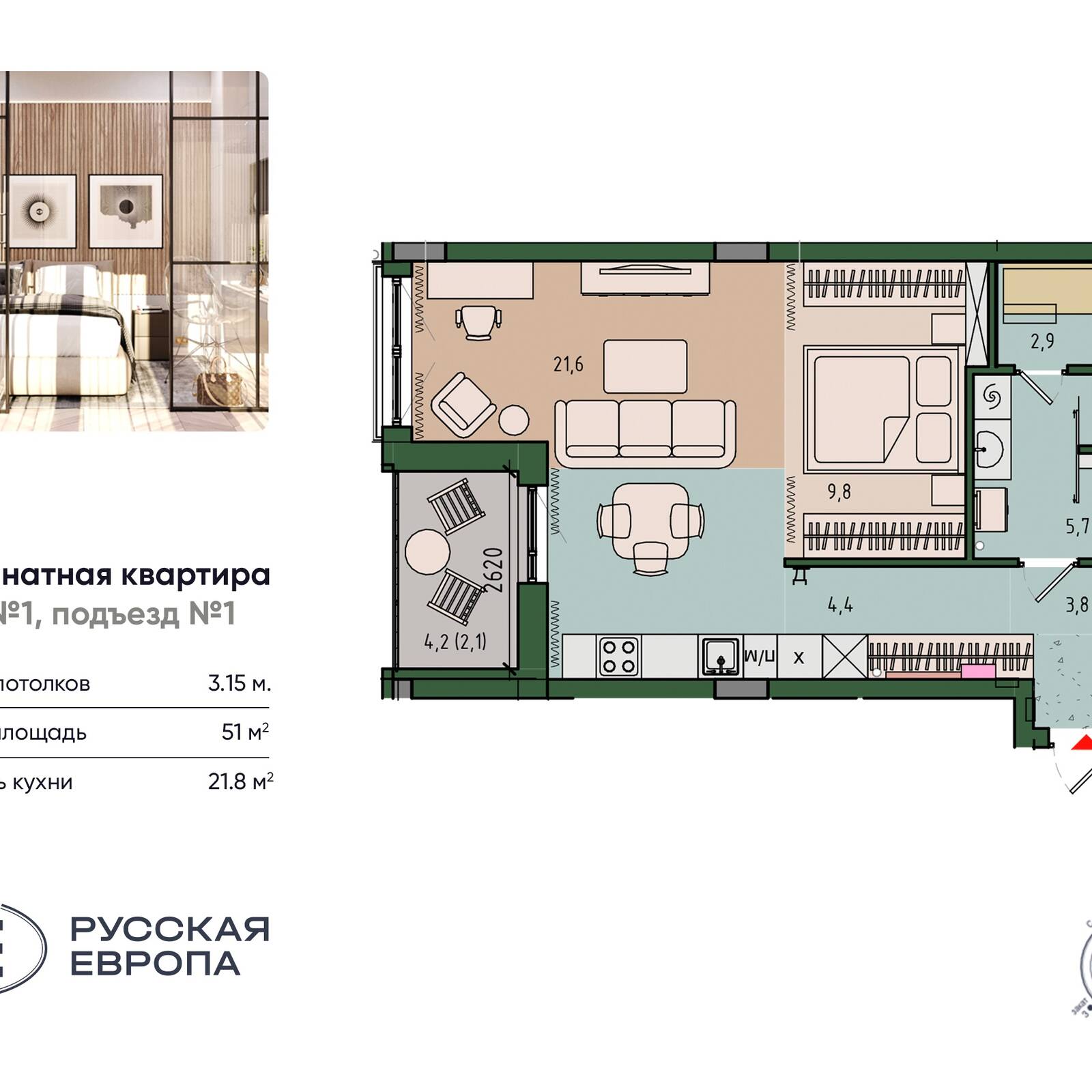 Plans ЖК «Русская Европа»