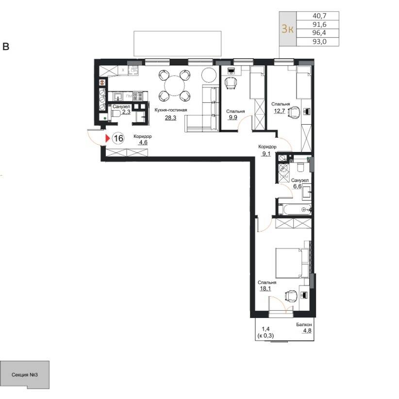 Plans ЖК «Клубный дом на Яналова»