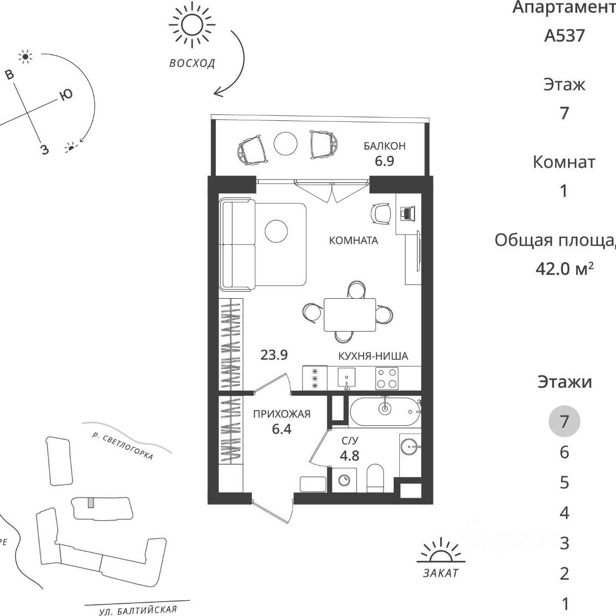 Plans ГК «Балтийская Резорт»