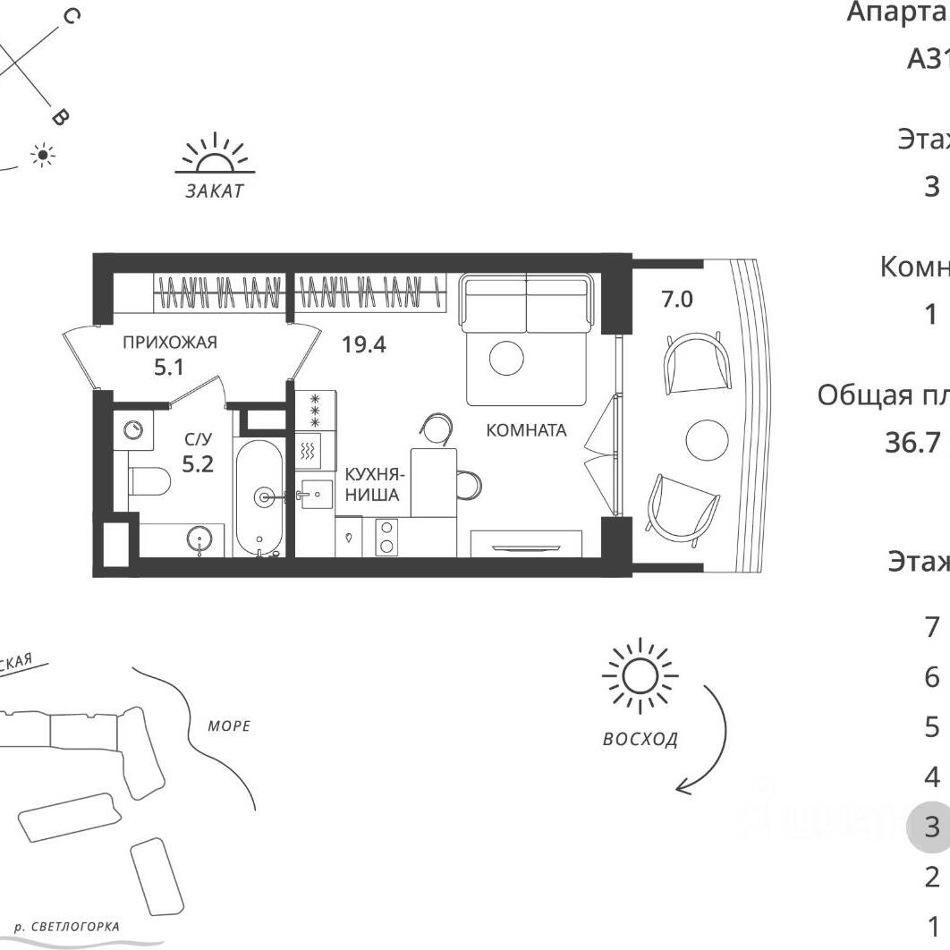 Plans ГК «Балтийская Резорт»