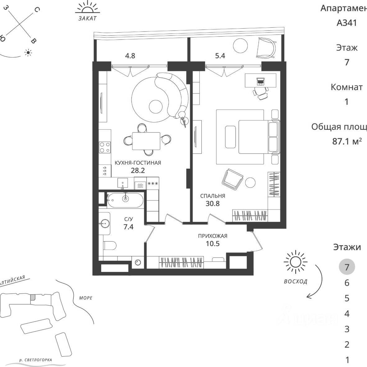 Plans ГК «Балтийская Резорт»