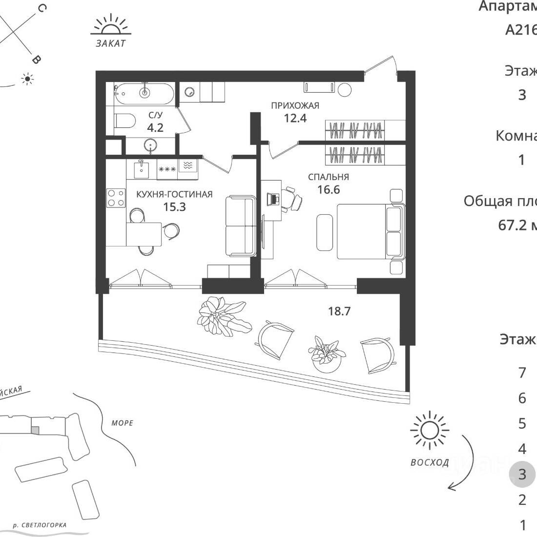 Plans ГК «Балтийская Резорт»
