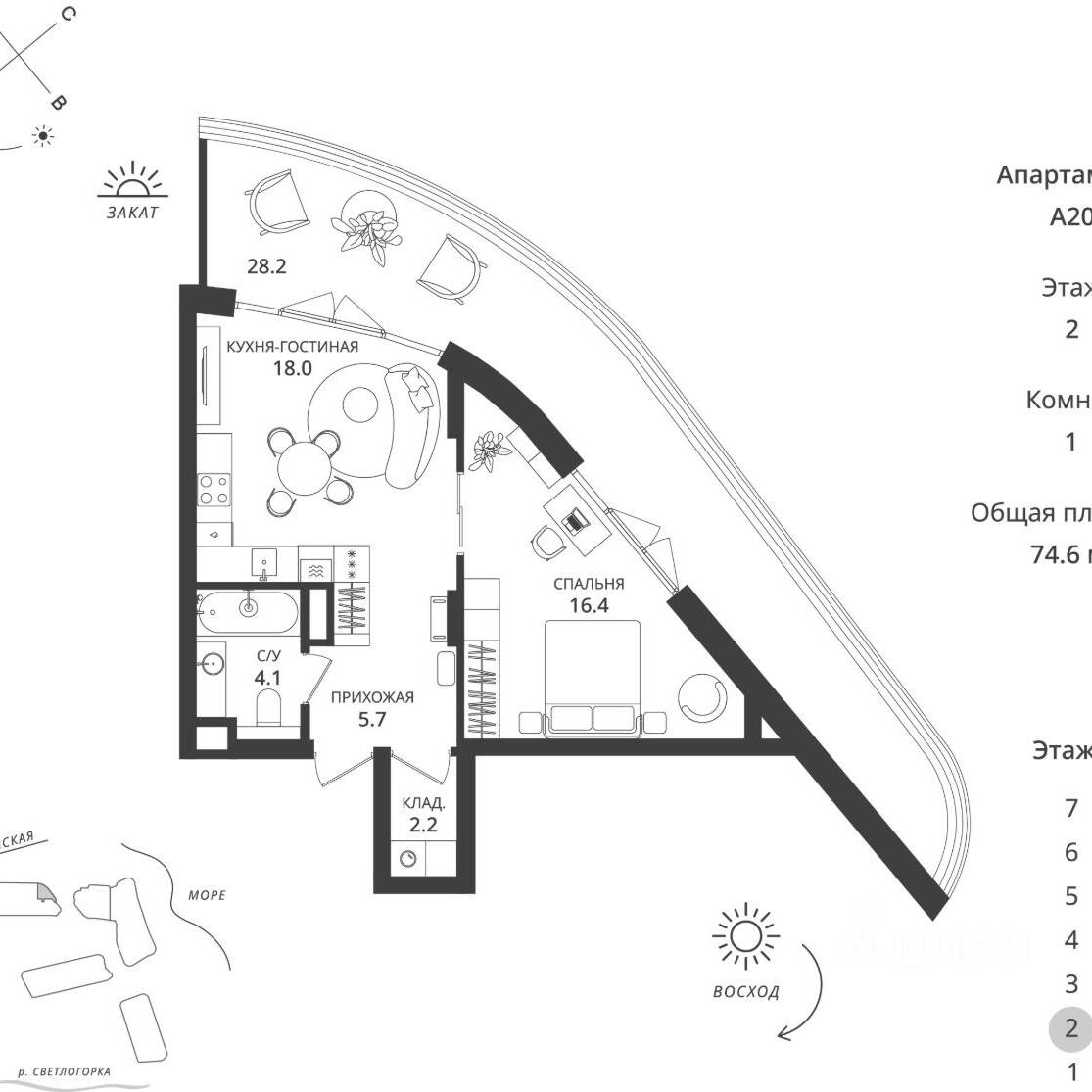 Plans ГК «Балтийская Резорт»