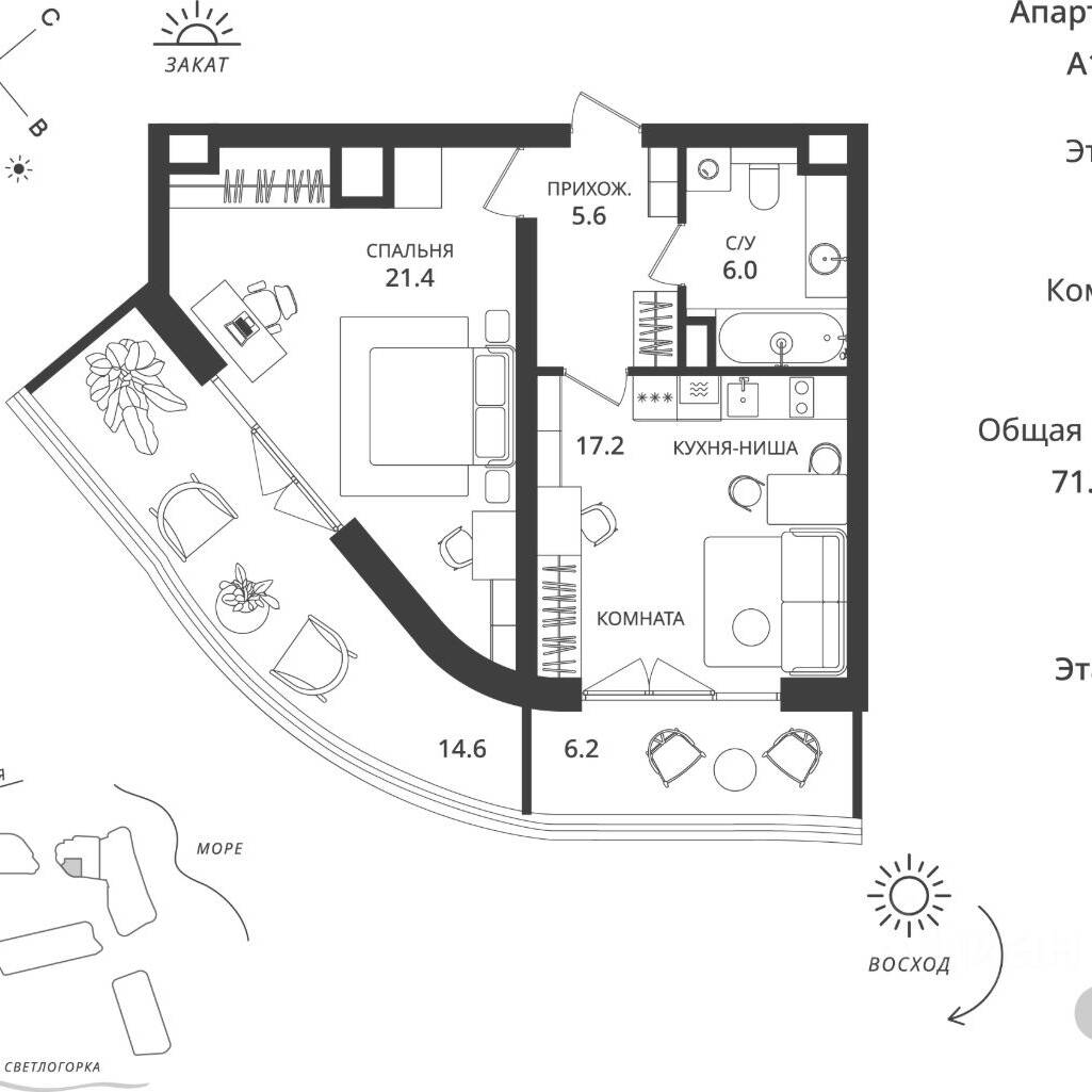Plans ГК «Балтийская Резорт»