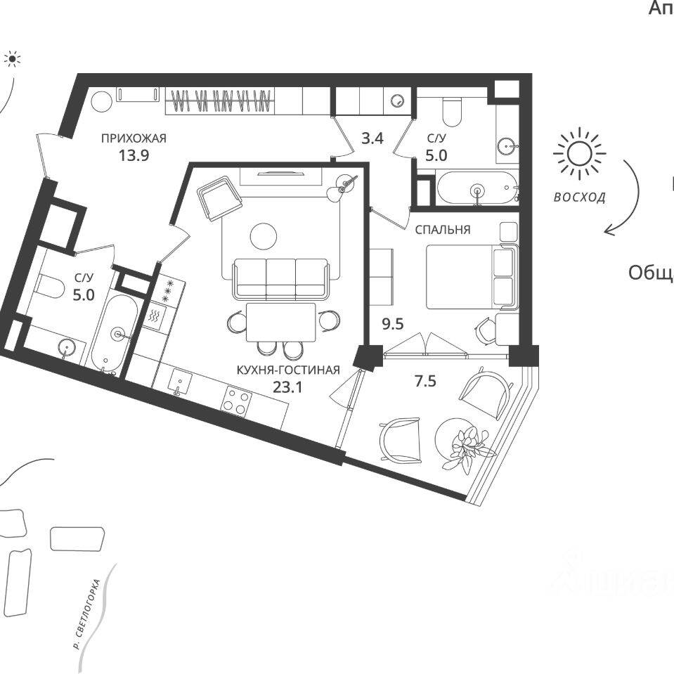 Plans ГК «Балтийская Резорт»
