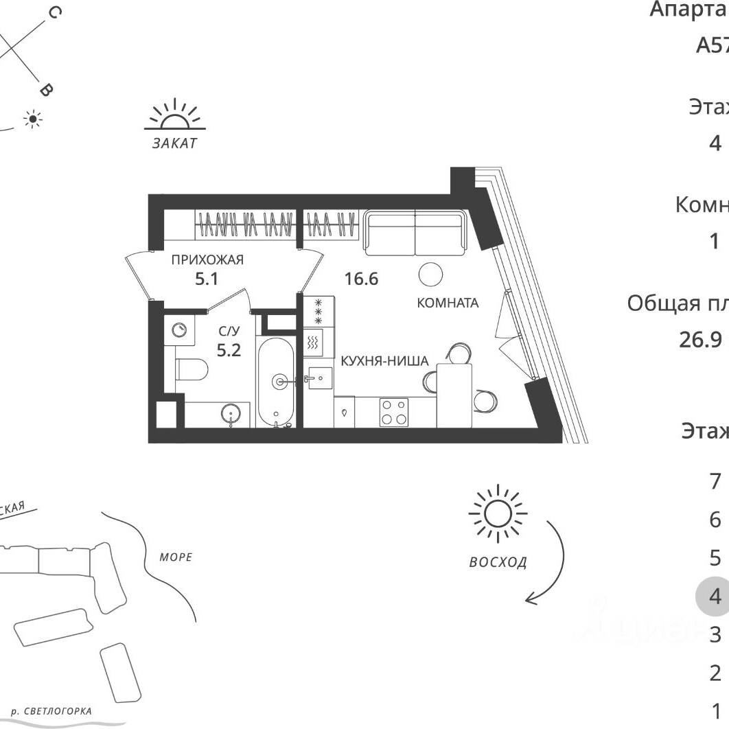 Plans ГК «Балтийская Резорт»