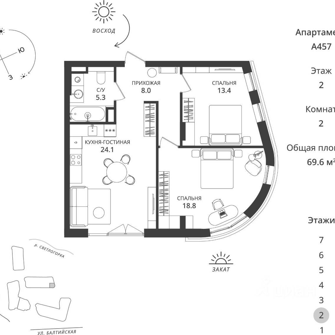 Plans ГК «Балтийская Резорт»