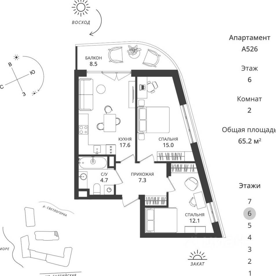 Plans ГК «Балтийская Резорт»
