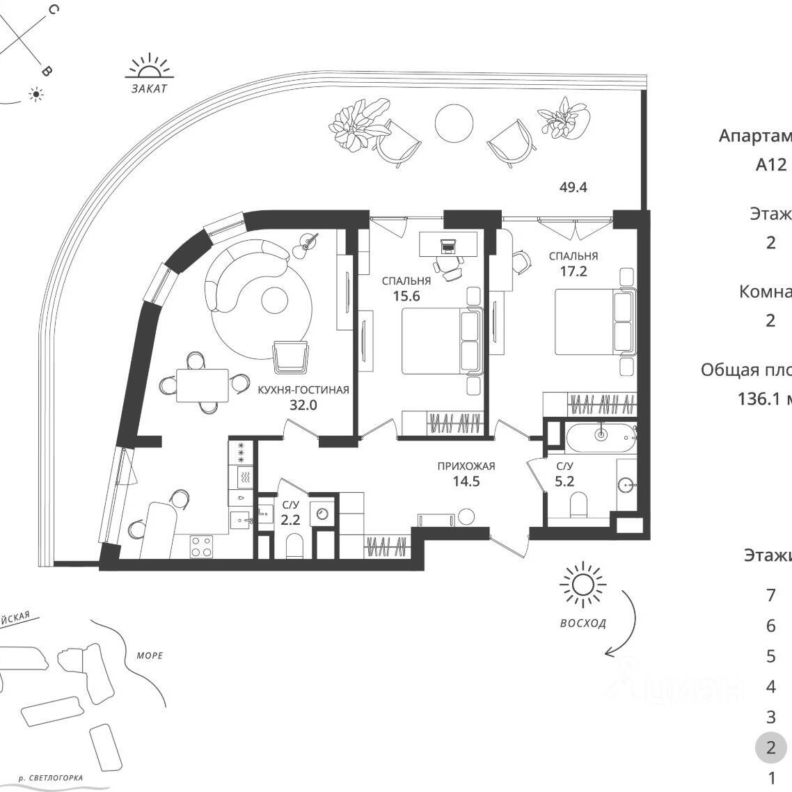 Plans ГК «Балтийская Резорт»