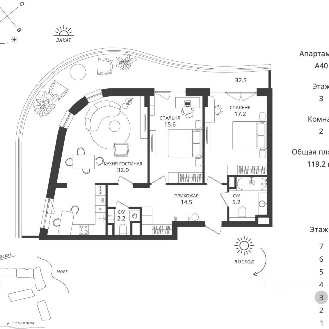 Plans ГК «Балтийская Резорт»