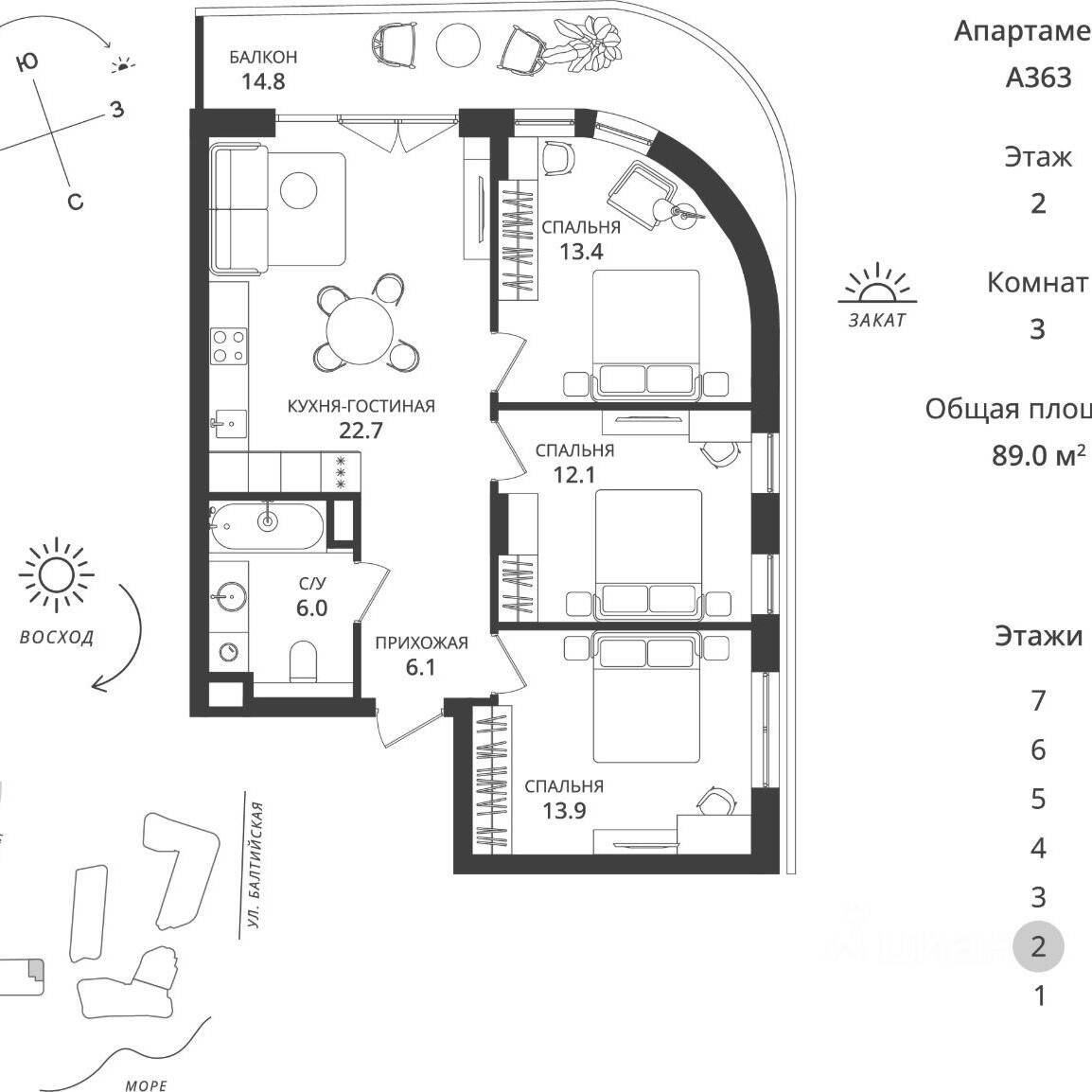 Plans ГК «Балтийская Резорт»