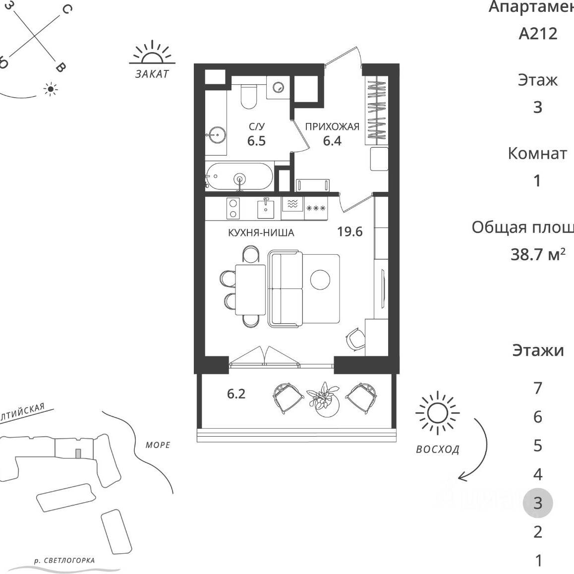 Plans ГК «Балтийская Резорт»