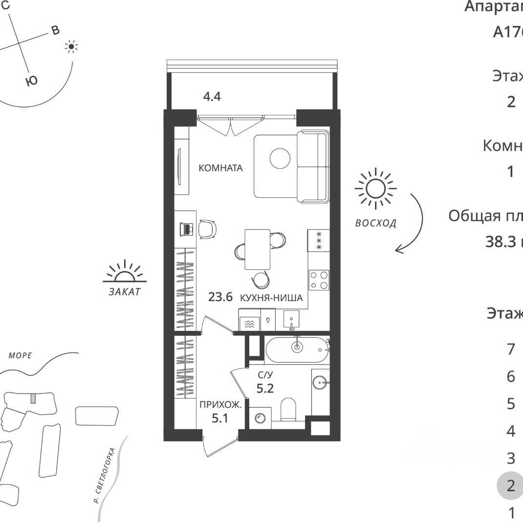 Plans ГК «Балтийская Резорт»