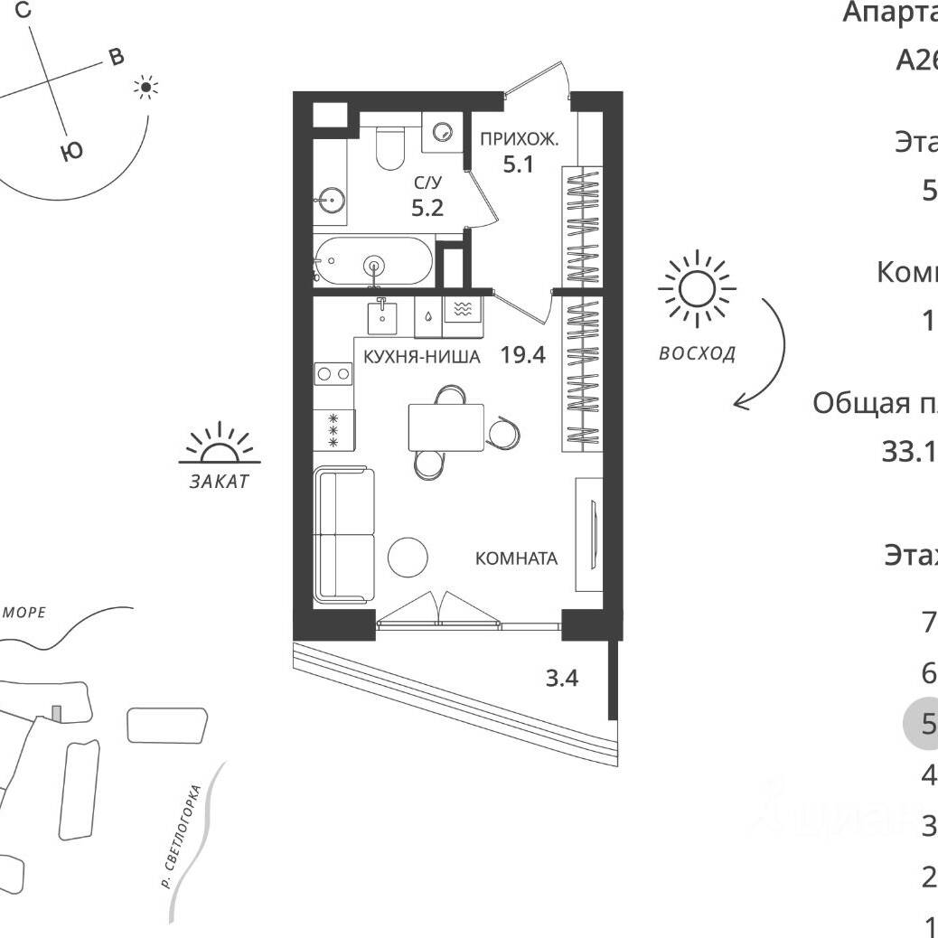 Plans ГК «Балтийская Резорт»