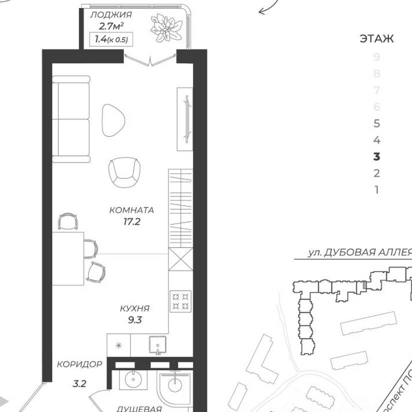 Plans ЖК «Теодор Кроне»