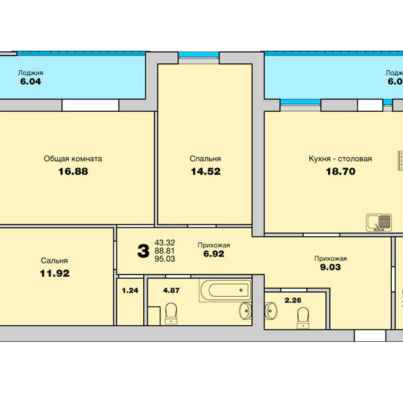 Plans ЖК «Прибалтийская Ривьера»
