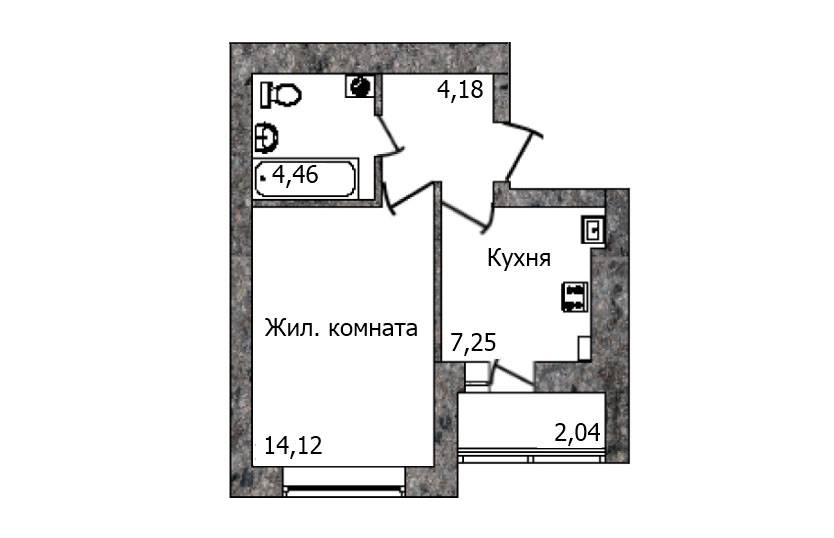 Plans Жилой комплекс «Глория», дом №2