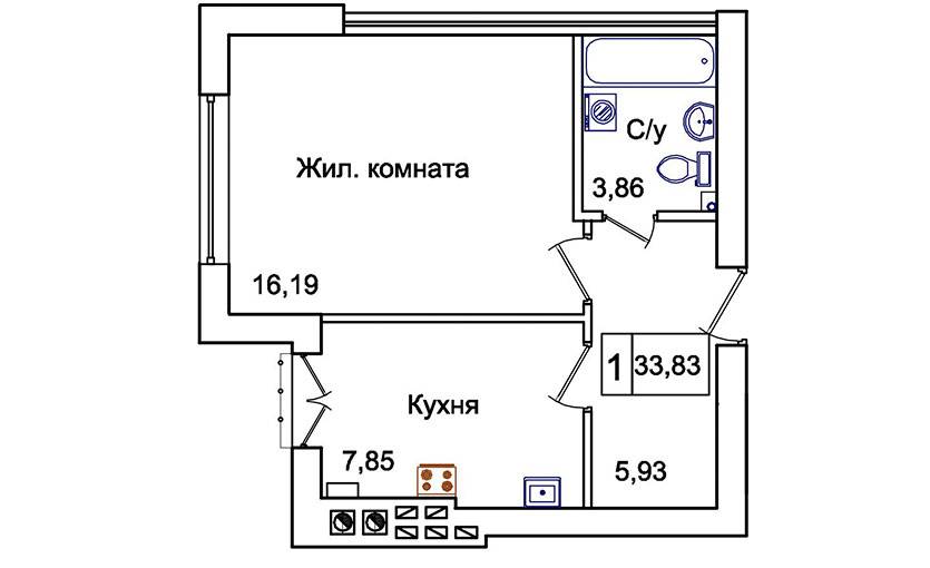 Plans Жилой комплекс «Художественный», дом №17