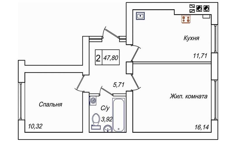 Plans Жилой комплекс «Художественный», дом №17