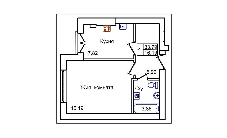 Plans Жилой комплекс «Художественный», дом №3-5