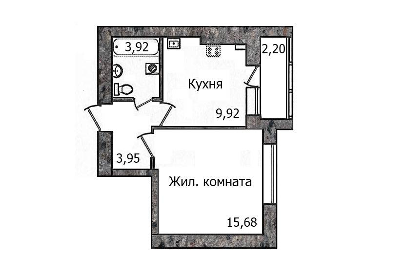 Plans Жилой комплекс «Кристалл», дом №4