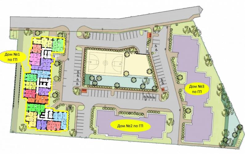 Site plan – ЖК «Домарт»